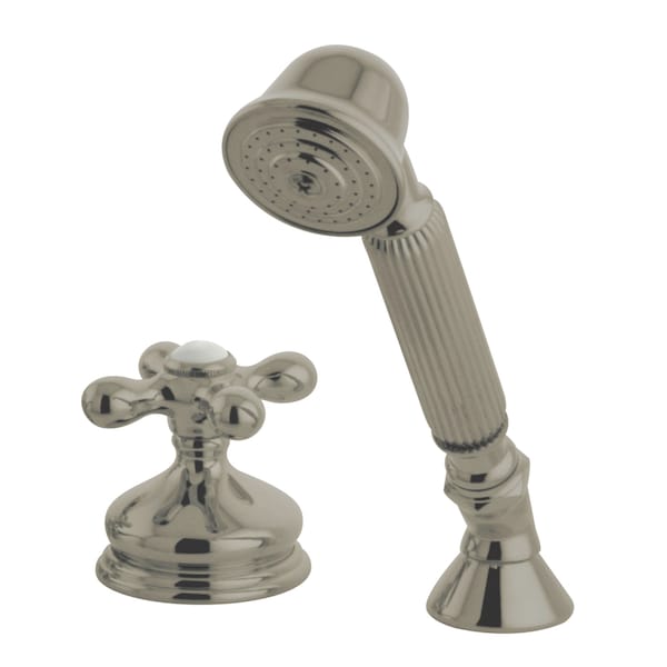 Tub Filler Faucet, Brushed Nickel, Deck